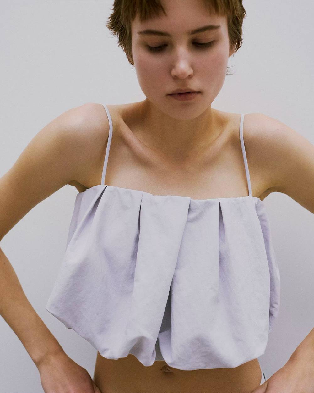 Tuck Balloon Camisole Tuck Balloon Camisole,タックバルーンキャミソール,12610419,バルーンキャミソール,タックキャミソール,キャミソール,トップス,todayful,トゥデイフル,lifes,吉田怜香,26ss