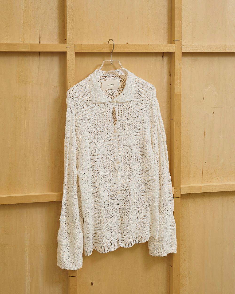 Crochet Lace Shirts Crochet Lace Shirts,クロシェットレースシャツ,12610420,クロシェットシャツ,レースシャツ,シャツ,トップス,ニット編み,todayful,トゥデイフル,lifes,吉田怜香,26ss