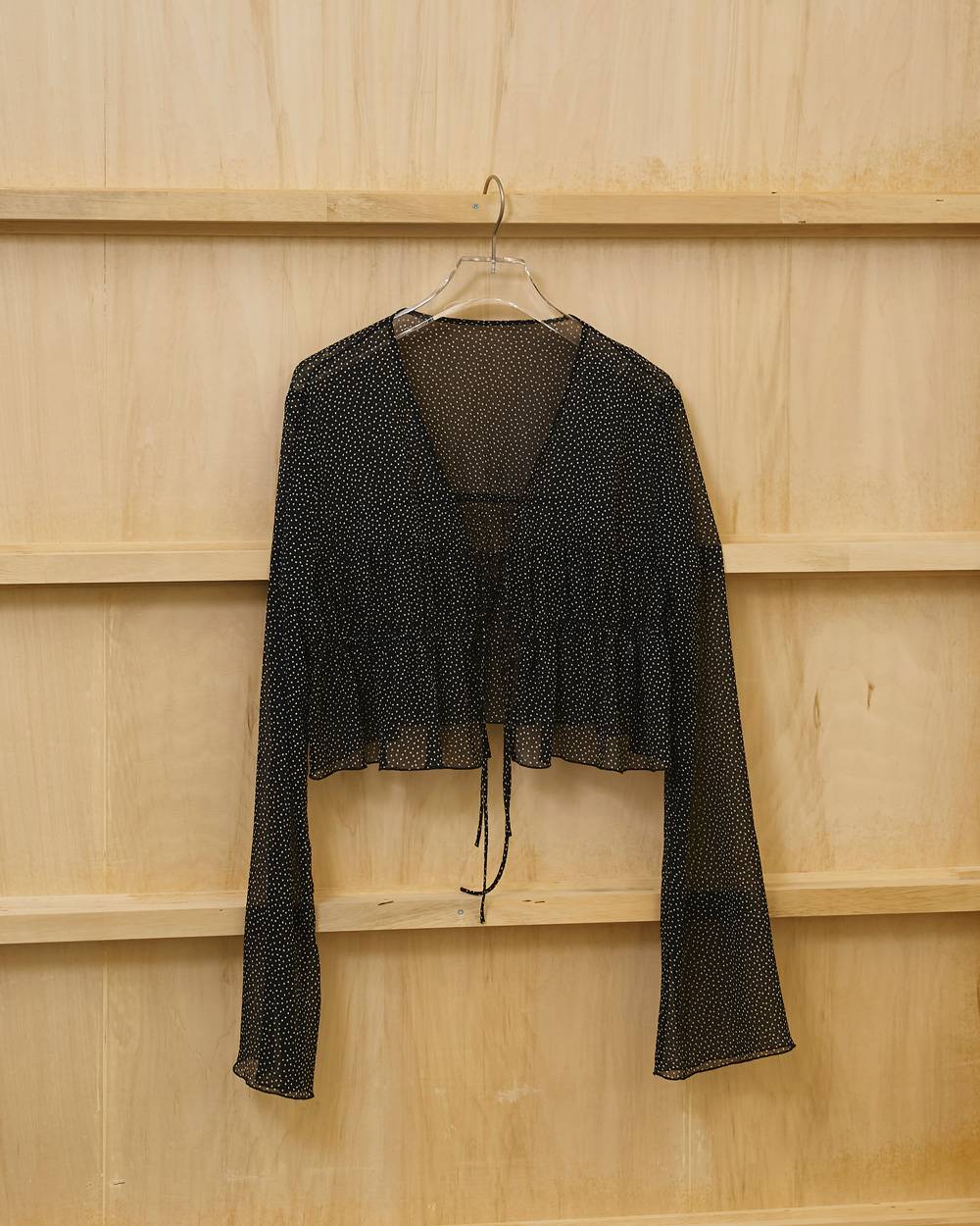 Shirring Dot Cardigan Shirring Dot Cardigan,シャーリングドットカーディガン,12610422,シャーリング,カーディガン,ドット,トップス,ブラウス,todayful,トゥデイフル,lifes,吉田怜香,26ss
