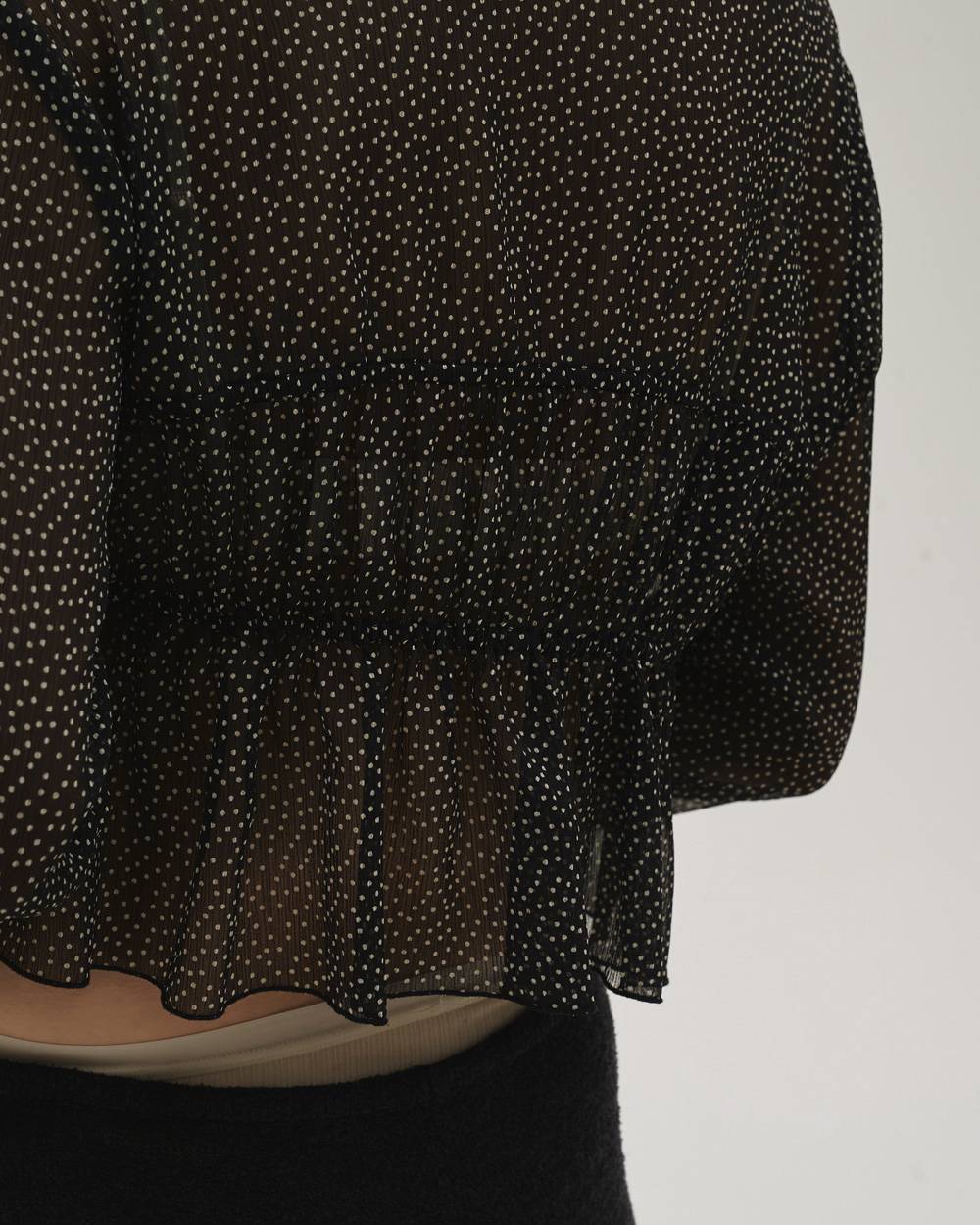Shirring Dot Cardigan Shirring Dot Cardigan,シャーリングドットカーディガン,12610422,シャーリング,カーディガン,ドット,トップス,ブラウス,todayful,トゥデイフル,lifes,吉田怜香,26ss