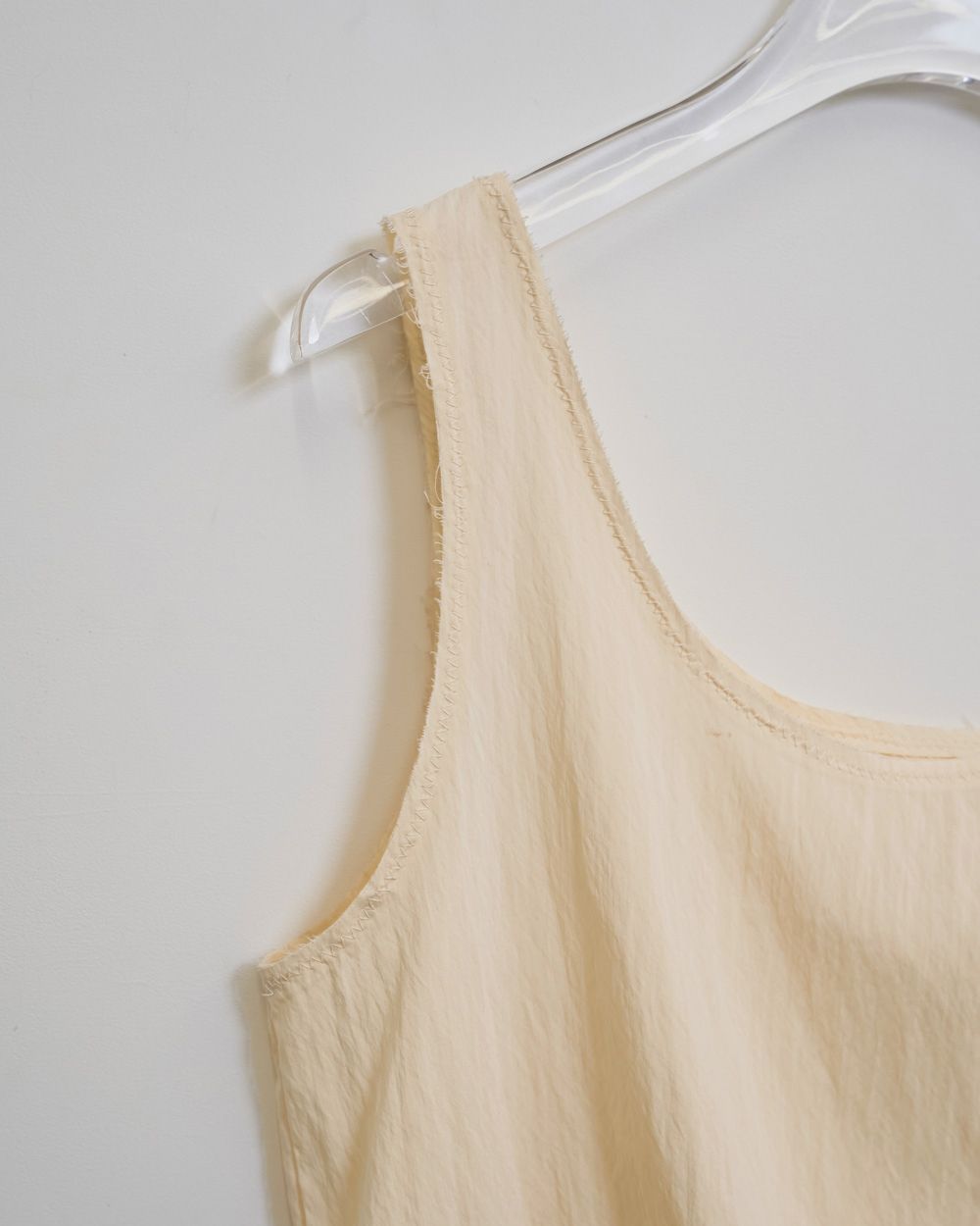 Uneck Washer Tops Uneck Washer Tops,ユーネックウォッシャートップス,12610423,ユーネックトップス,ウォッシャートップス,トップス,ノースリーブトップ,セットアップ,todayful,トゥデイフル,lifes,吉田怜香,26ss
