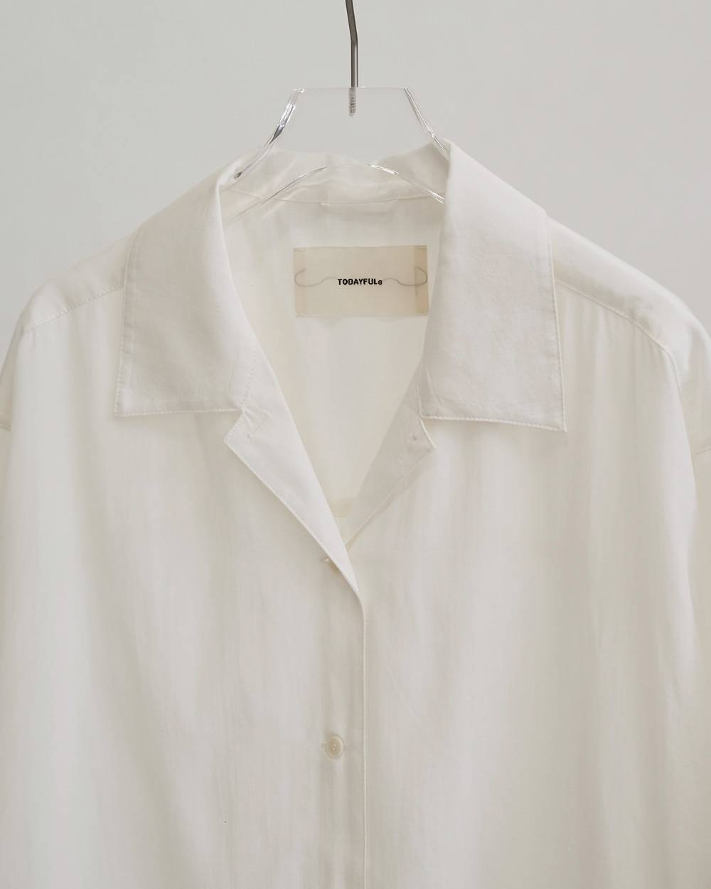 Silky Halfsleeve Shirts Silky Halfsleeve Shirts,シルキーハーフスリーブシャツ,12610426,ハーフスリーブシャツ,シルキー,トップス,シャツ,オープンカラー,todayful,トゥデイフル,lifes,吉田怜香,26ss