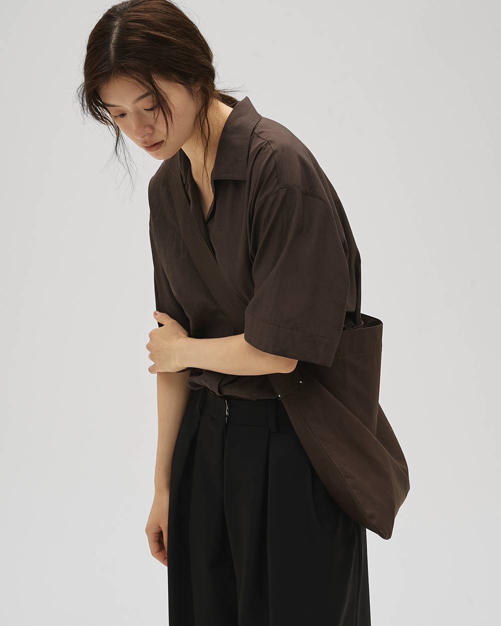 Silky Halfsleeve Shirts Silky Halfsleeve Shirts,シルキーハーフスリーブシャツ,12610426,ハーフスリーブシャツ,シルキー,トップス,シャツ,オープンカラー,todayful,トゥデイフル,lifes,吉田怜香,26ss