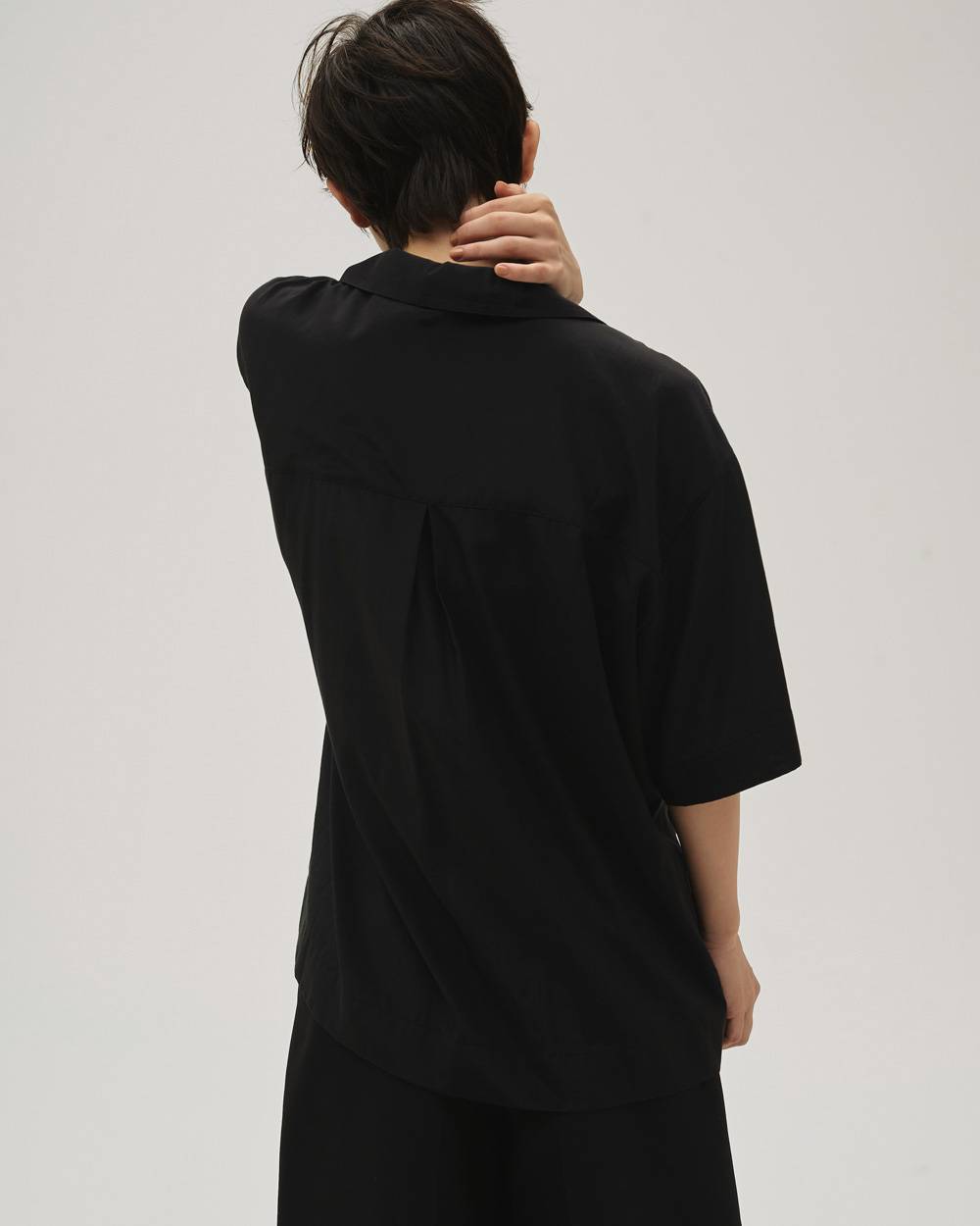 Silky Halfsleeve Shirts Silky Halfsleeve Shirts,シルキーハーフスリーブシャツ,12610426,ハーフスリーブシャツ,シルキー,トップス,シャツ,オープンカラー,todayful,トゥデイフル,lifes,吉田怜香,26ss