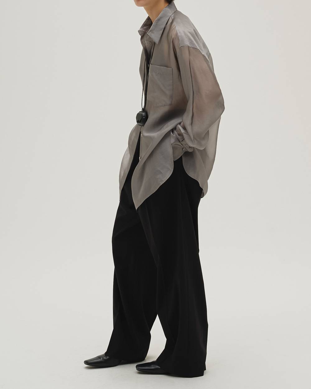 Chambray Silky Shirts Chambray Silky Shirts,シャンブレーシルキーシャツ,12610427,シャツ,シアーシャツ,シャツ,ブラウス,シルク, シルキーシャツ,シャンブレーシャツ,todayful,トゥデイフル,lifes,吉田怜香,26ss