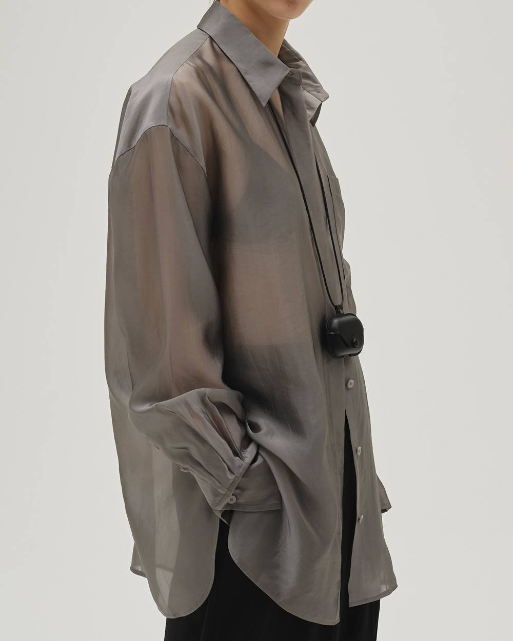 Chambray Silky Shirts Chambray Silky Shirts,シャンブレーシルキーシャツ,12610427,シャツ,シアーシャツ,シャツ,ブラウス,シルク, シルキーシャツ,シャンブレーシャツ,todayful,トゥデイフル,lifes,吉田怜香,26ss