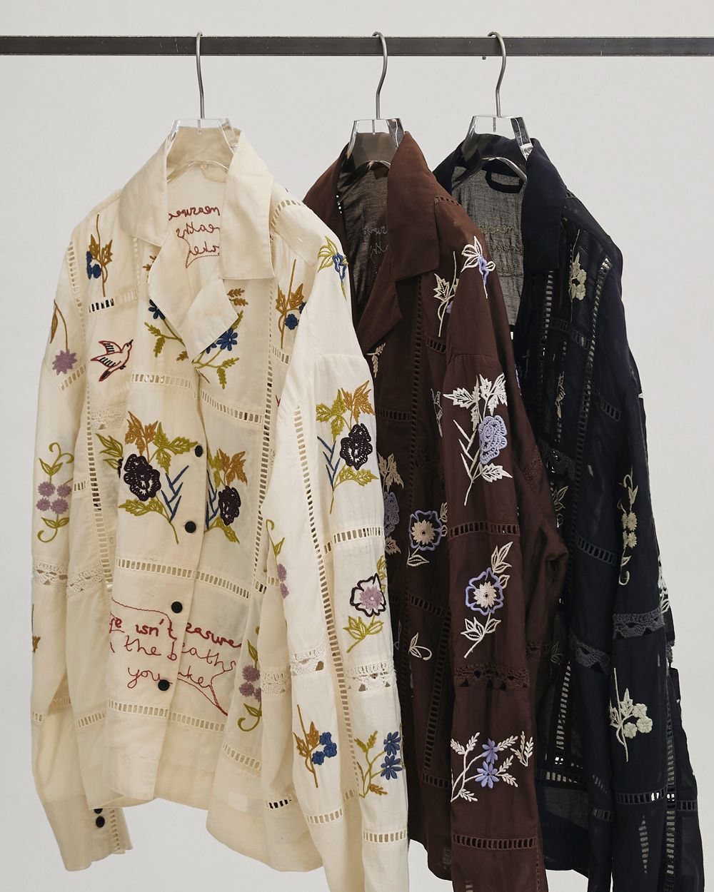 Embroidery Patchwork Shirts Embroidery Patchwork Shirts,エンブロイダリーパッチワークシャツ,12610428,エンブロイダリーシャツ,パッチワークシャツ,シャツ,セットアップ,刺繍シャツ,トップス,todayful,トゥデイフル,lifes,吉田怜香,26ss