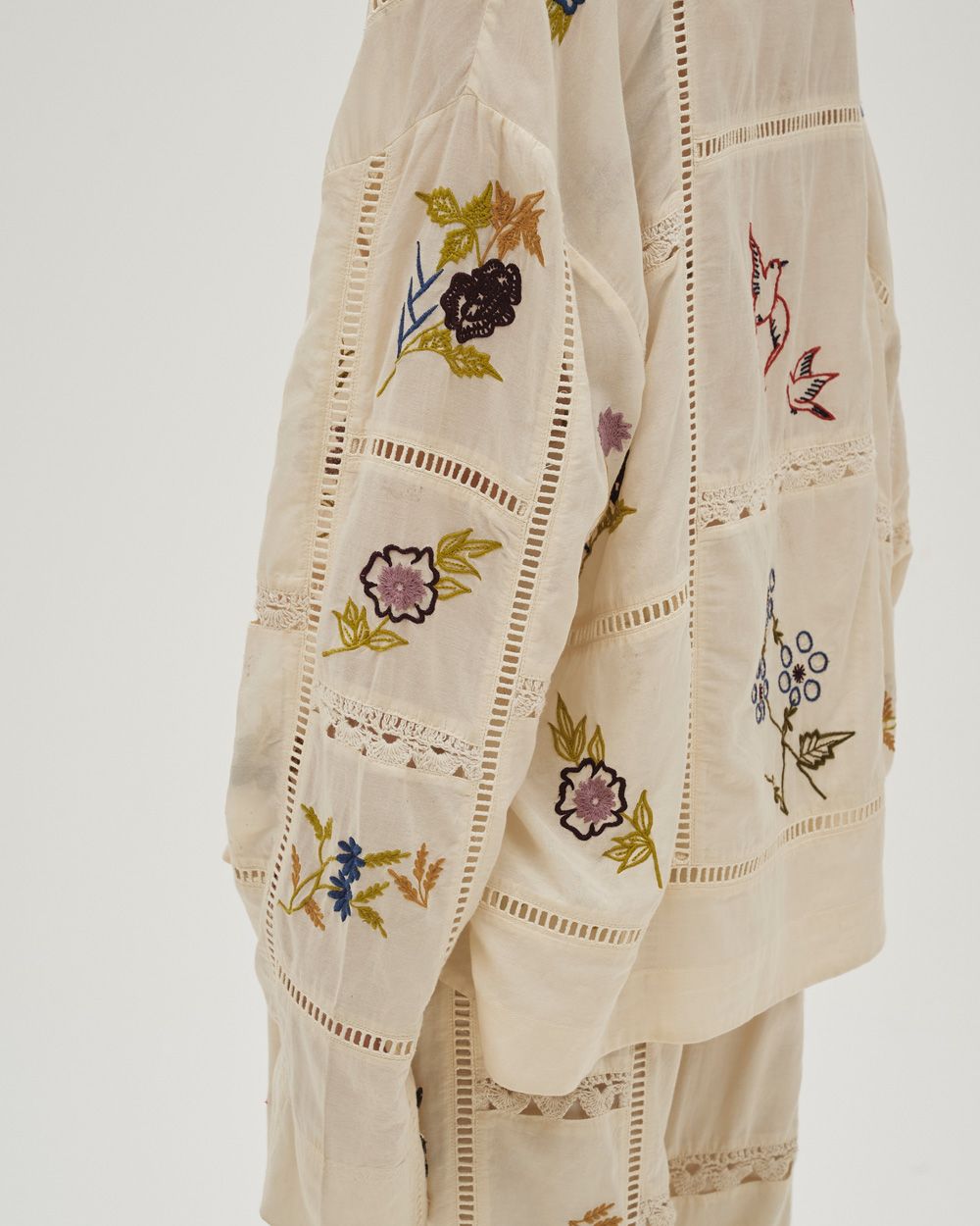 Embroidery Patchwork Shirts Embroidery Patchwork Shirts,エンブロイダリーパッチワークシャツ,12610428,エンブロイダリーシャツ,パッチワークシャツ,シャツ,セットアップ,刺繍シャツ,トップス,todayful,トゥデイフル,lifes,吉田怜香,26ss