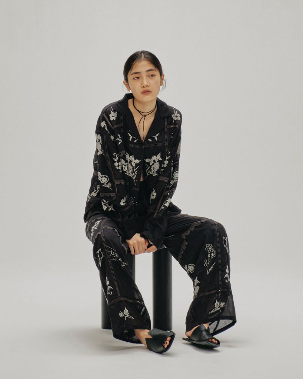 Embroidery Patchwork Shirts Embroidery Patchwork Shirts,エンブロイダリーパッチワークシャツ,12610428,エンブロイダリーシャツ,パッチワークシャツ,シャツ,セットアップ,刺繍シャツ,トップス,todayful,トゥデイフル,lifes,吉田怜香,26ss