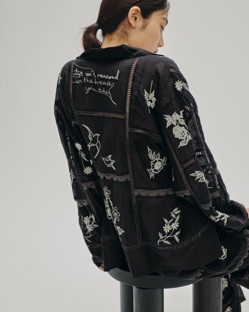 Embroidery Patchwork Shirts Embroidery Patchwork Shirts,エンブロイダリーパッチワークシャツ,12610428,エンブロイダリーシャツ,パッチワークシャツ,シャツ,セットアップ,刺繍シャツ,トップス,todayful,トゥデイフル,lifes,吉田怜香,26ss