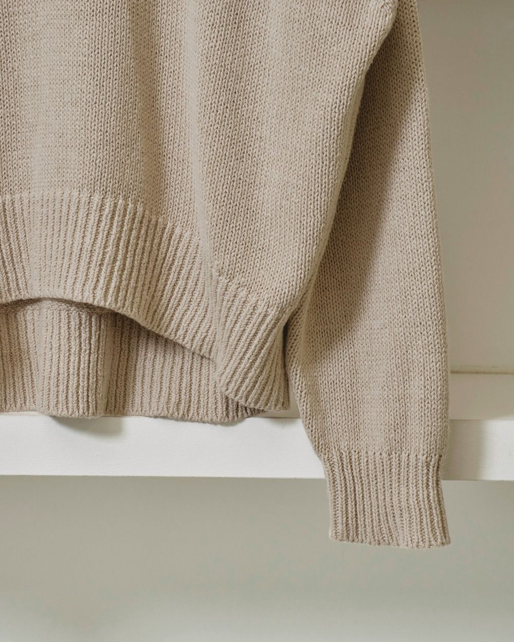 Roundhem Linen Knit Roundhem Linen Knit,ラウンドヘムリネンニット,12610501,ラウンドヘム,ニットトップ,リネンニット,プルオーバー,ニット,todayful,トゥデイフル,lifes,吉田怜香,26ss