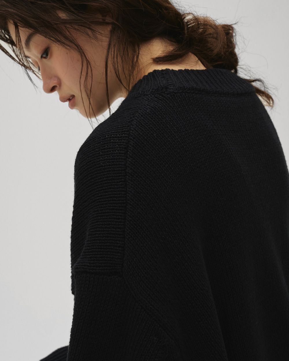 Roundhem Linen Knit Roundhem Linen Knit,ラウンドヘムリネンニット,12610501,ラウンドヘム,ニットトップ,リネンニット,プルオーバー,ニット,todayful,トゥデイフル,lifes,吉田怜香,26ss