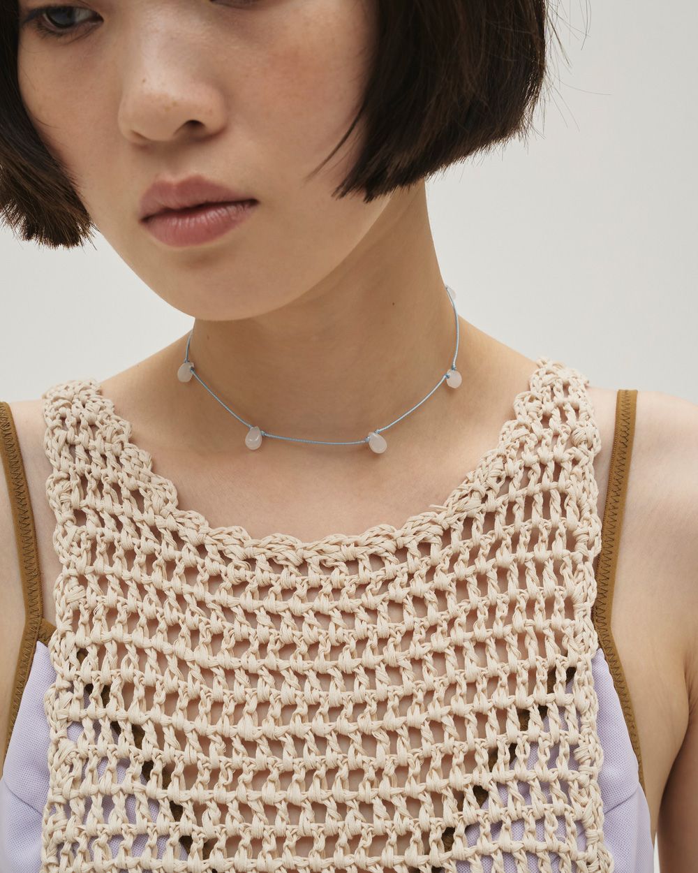 Scallop Knit Tanktop Scallop Knit Tanktop,スカロップニットタンクトップ,12610505,スカロップタンクトップ,ニットタンクトップ,タンクトップ,トップス,todayful,トゥデイフル,lifes,吉田怜香,26ss
