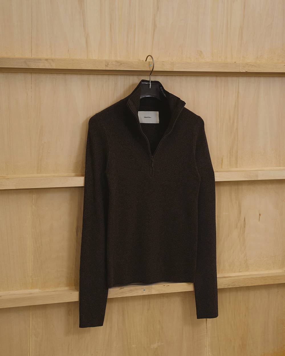 Halfzip Rib Knit Halfzip Rib Knit,ハーフジップリブニット,12610506,ジップニット,リブニット,ニットトップス,ハーフジップトップ,プルオーバー,todayful,トゥデイフル,lifes,吉田怜香,26ss