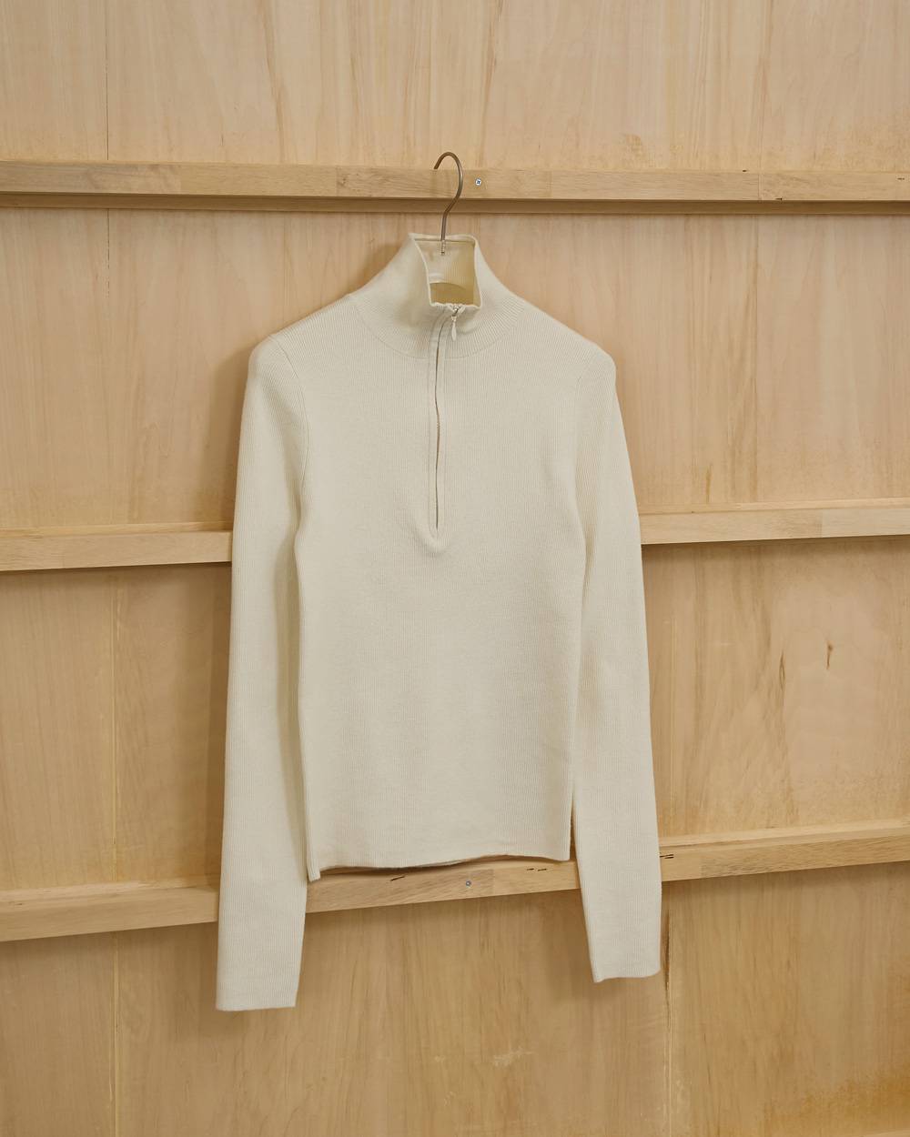 Halfzip Rib Knit Halfzip Rib Knit,ハーフジップリブニット,12610506,ジップニット,リブニット,ニットトップス,ハーフジップトップ,プルオーバー,todayful,トゥデイフル,lifes,吉田怜香,26ss