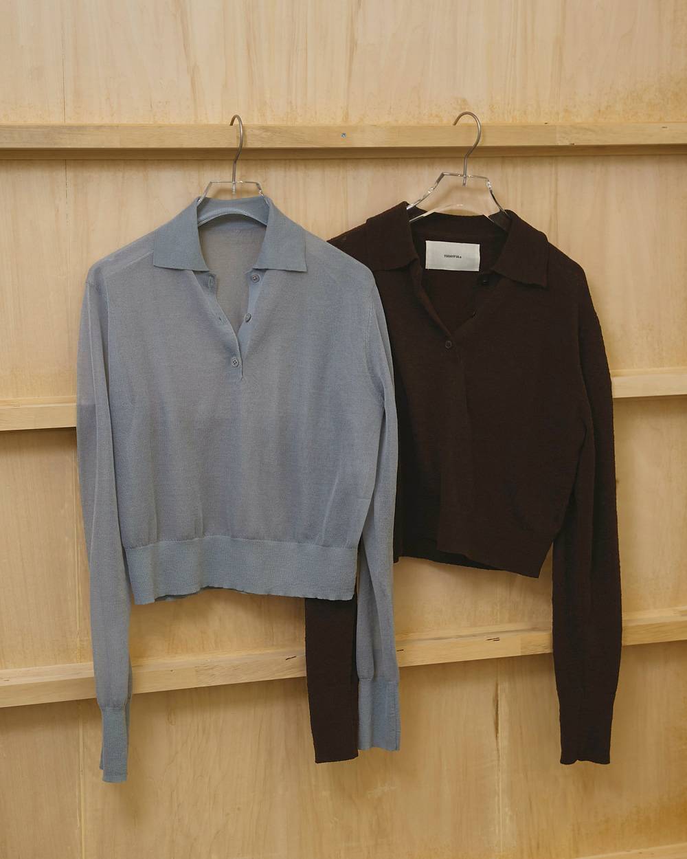 Layered  Polo Knit Layered  Polo Knit,レイヤードポロニット,12610508,レイヤードトップ,レイヤードニット,ニットトップス,ポロニット,todayful,トゥデイフル,lifes,吉田怜香,26ss