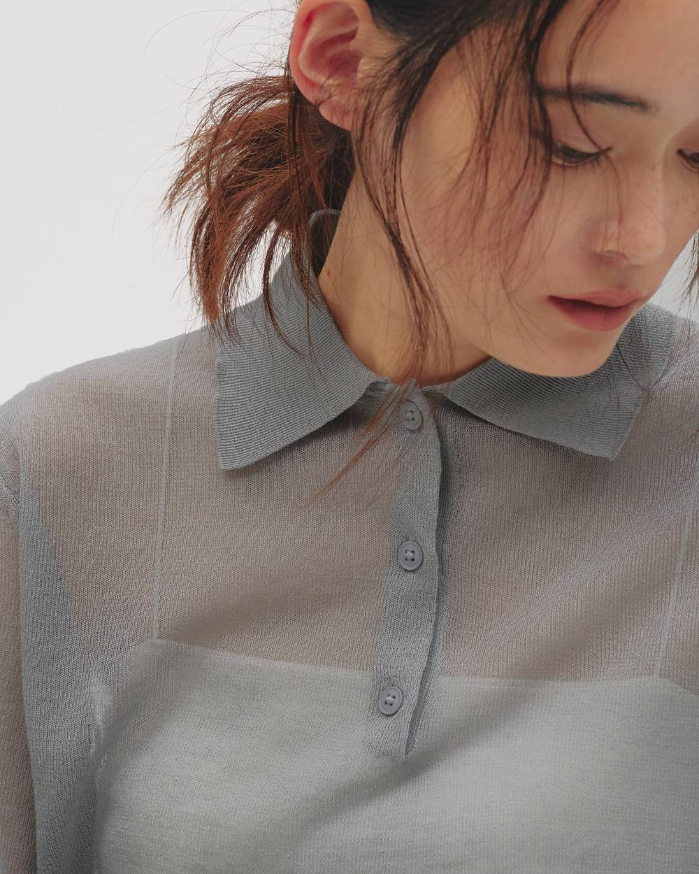 Layered  Polo Knit Layered  Polo Knit,レイヤードポロニット,12610508,レイヤードトップ,レイヤードニット,ニットトップス,ポロニット,todayful,トゥデイフル,lifes,吉田怜香,26ss