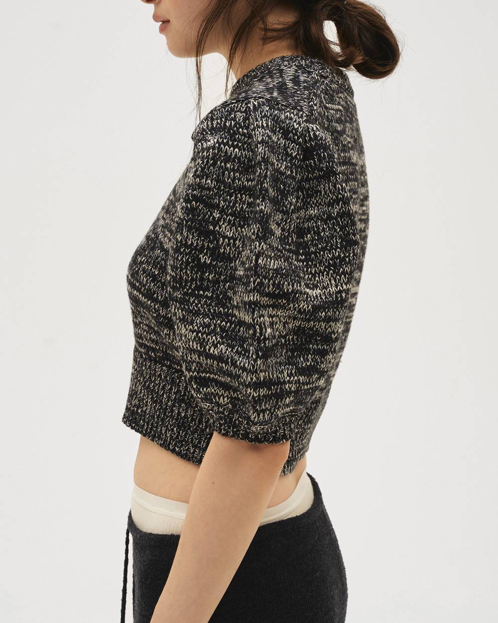 Puffsleeve Mix Knit Puffsleeve Mix Knit,パフスリーブミックスニット,12610509,パフスリーブニット,ミックスニット,ニット,ニットトップス,todayful,トゥデイフル,lifes,吉田怜香,26ss