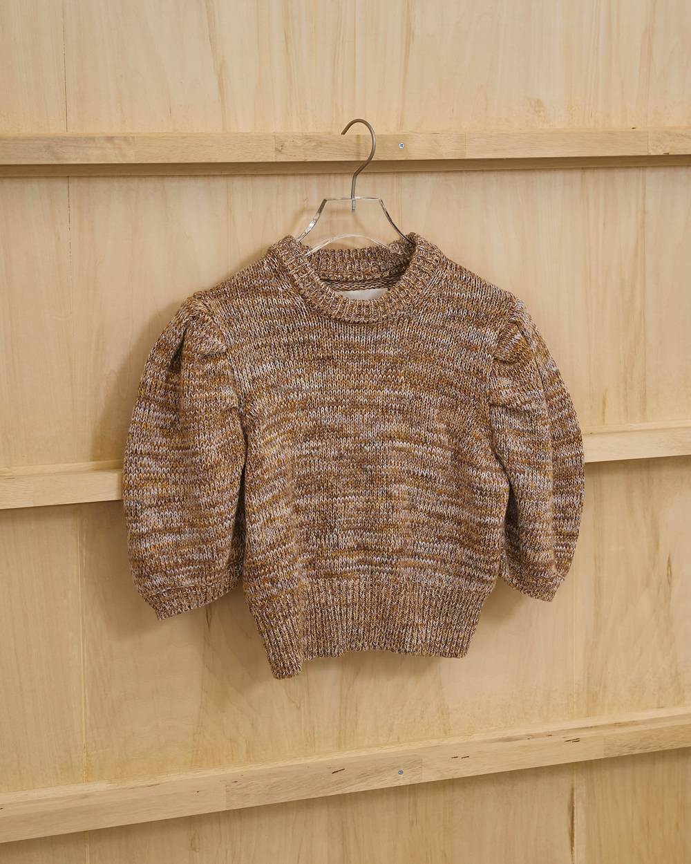 Puffsleeve Mix Knit Puffsleeve Mix Knit,パフスリーブミックスニット,12610509,パフスリーブニット,ミックスニット,ニット,ニットトップス,todayful,トゥデイフル,lifes,吉田怜香,26ss