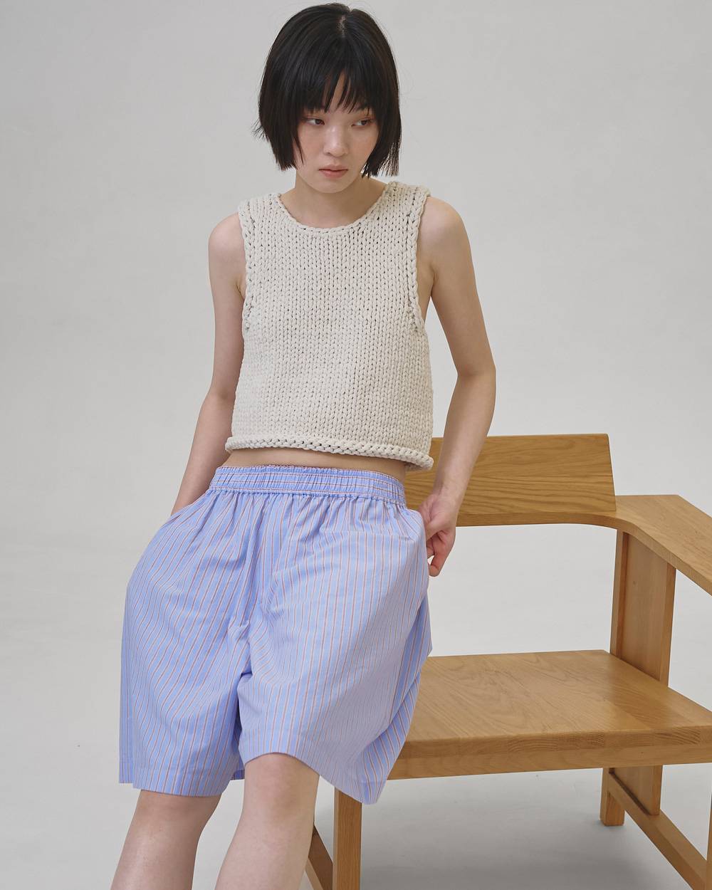 Hand Knit Vest Hand Knit Vest,ハンドニットベスト,12610512,ニットベスト,ハンドニット,ベスト,ニット,トップス,todayful,トゥデイフル,lifes,吉田怜香,26ss