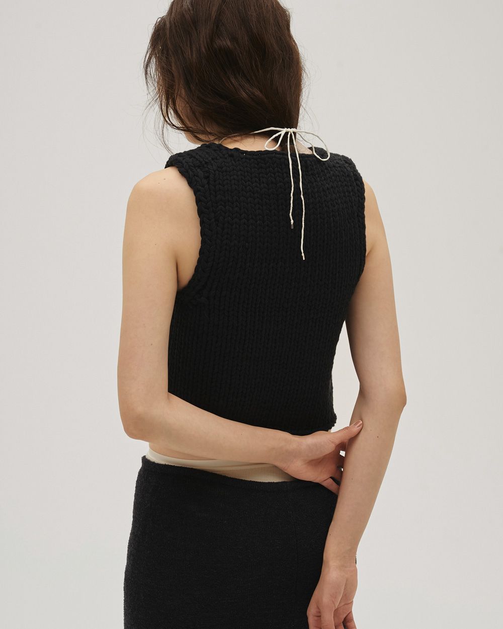 Hand Knit Vest Hand Knit Vest,ハンドニットベスト,12610512,ニットベスト,ハンドニット,ベスト,ニット,トップス,todayful,トゥデイフル,lifes,吉田怜香,26ss