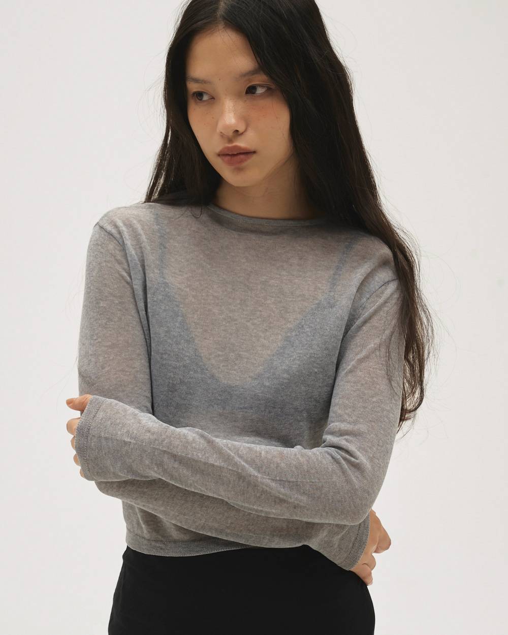 Compact Sheer Knit Compact Sheer Knit,コンパクトシアーニット,12610514,シアーニット,コンパクトニット,ニット,トップ,todayful,トゥデイフル,lifes,吉田怜香,26ss