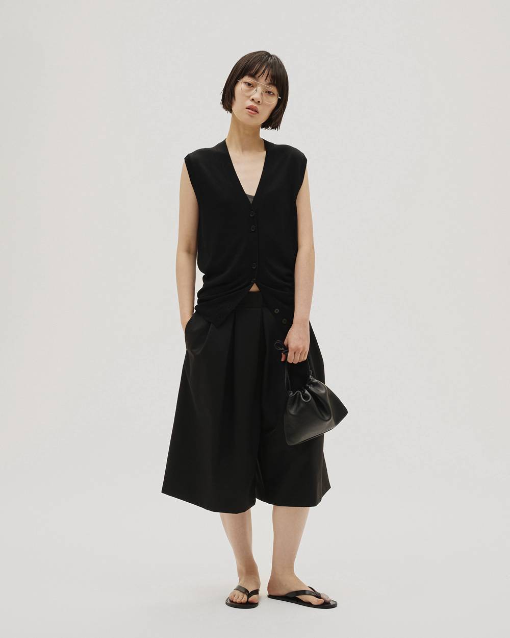 Tencelsilk Knit Vest Tencelsilk Knit Vest,テンセルシルクニットベスト,12610517,テンセルシルク,ニットベスト,ニット,ベスト,ニットトップ,todayful,トゥデイフル,lifes,吉田怜香,26ss