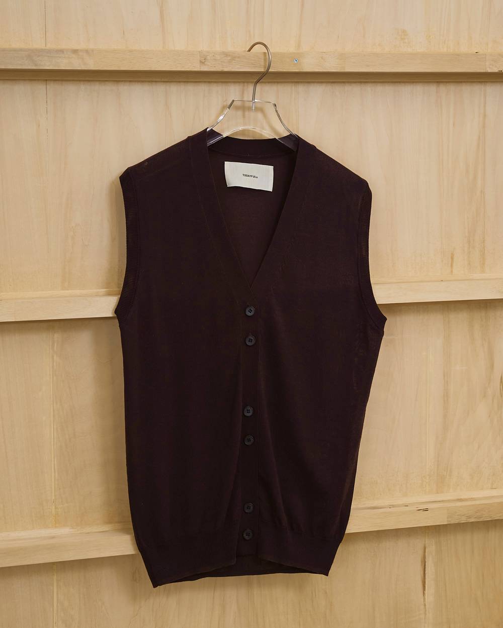 Tencelsilk Knit Vest Tencelsilk Knit Vest,テンセルシルクニットベスト,12610517,テンセルシルク,ニットベスト,ニット,ベスト,ニットトップ,todayful,トゥデイフル,lifes,吉田怜香,26ss