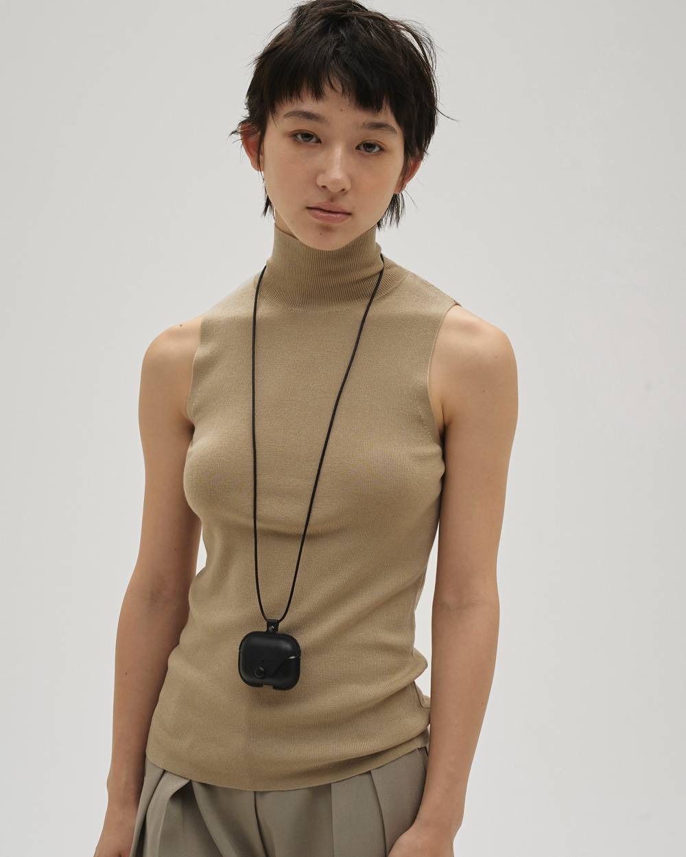 Highgauge Turtle Tanktop Highgauge Turtle Tanktop,ハイゲージタートルタンクトップ,12610518,ハイゲージ,タートルニット,タンクトップ,ニット,ニットタンク,todayful,トゥデイフル,lifes,吉田怜香,26ss