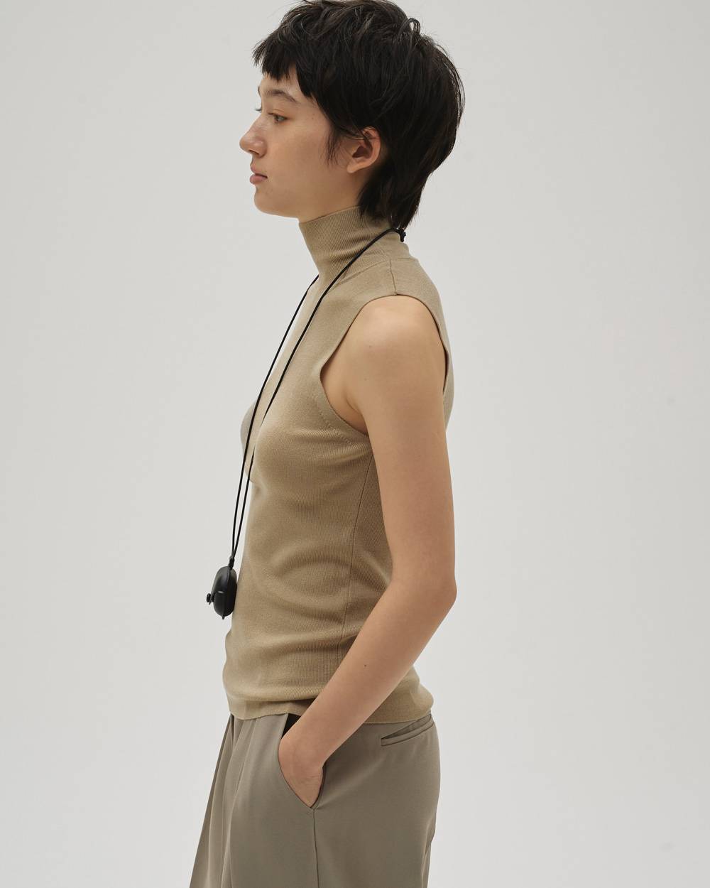 Highgauge Turtle Tanktop Highgauge Turtle Tanktop,ハイゲージタートルタンクトップ,12610518,ハイゲージ,タートルニット,タンクトップ,ニット,ニットタンク,todayful,トゥデイフル,lifes,吉田怜香,26ss