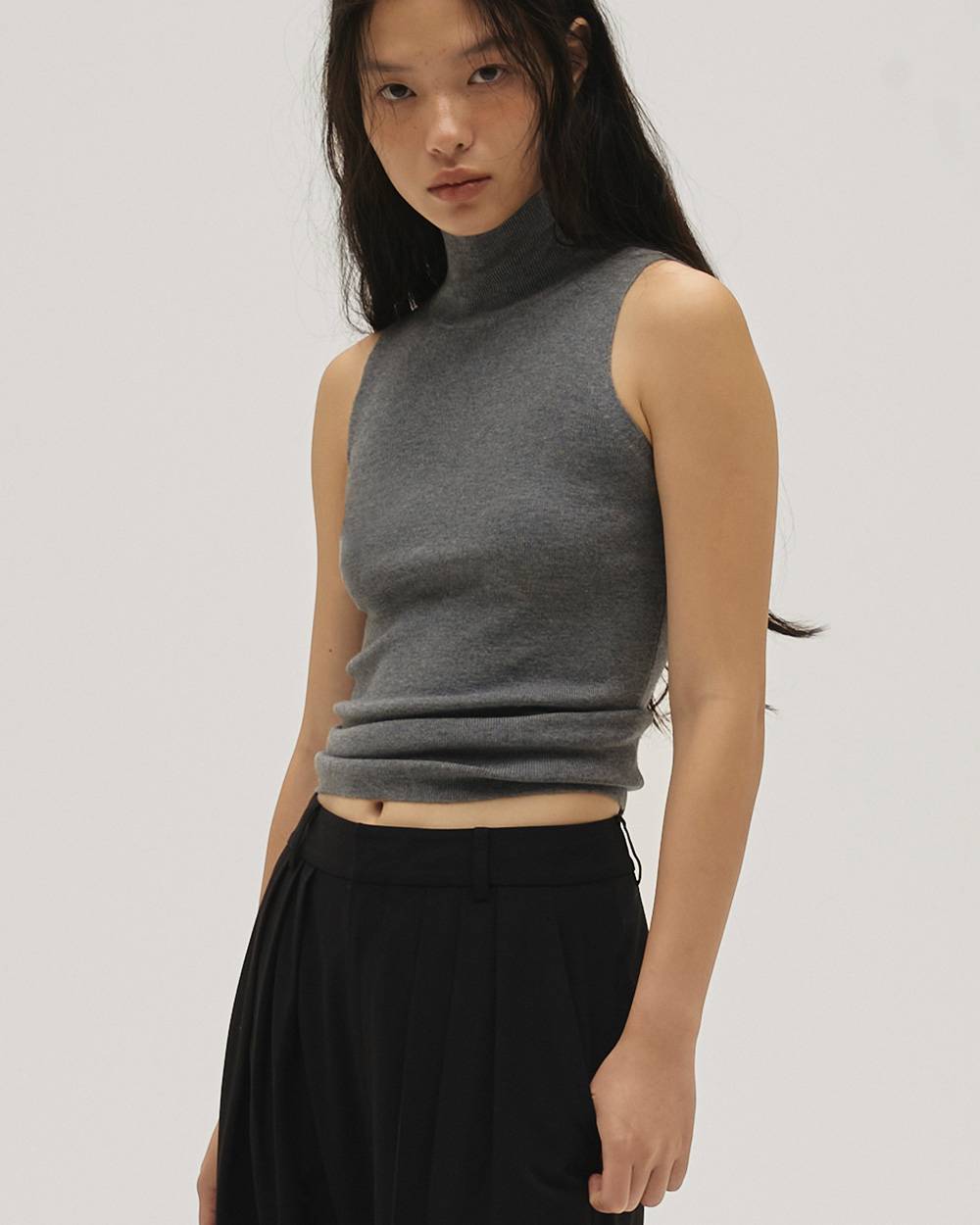 Highgauge Turtle Tanktop Highgauge Turtle Tanktop,ハイゲージタートルタンクトップ,12610518,ハイゲージ,タートルニット,タンクトップ,ニット,ニットタンク,todayful,トゥデイフル,lifes,吉田怜香,26ss