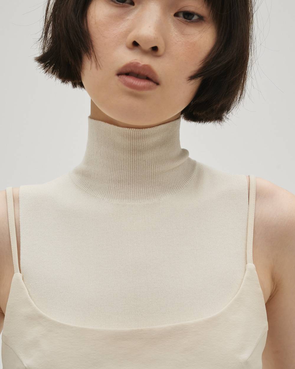 Highgauge Turtle Tanktop Highgauge Turtle Tanktop,ハイゲージタートルタンクトップ,12610518,ハイゲージ,タートルニット,タンクトップ,ニット,ニットタンク,todayful,トゥデイフル,lifes,吉田怜香,26ss