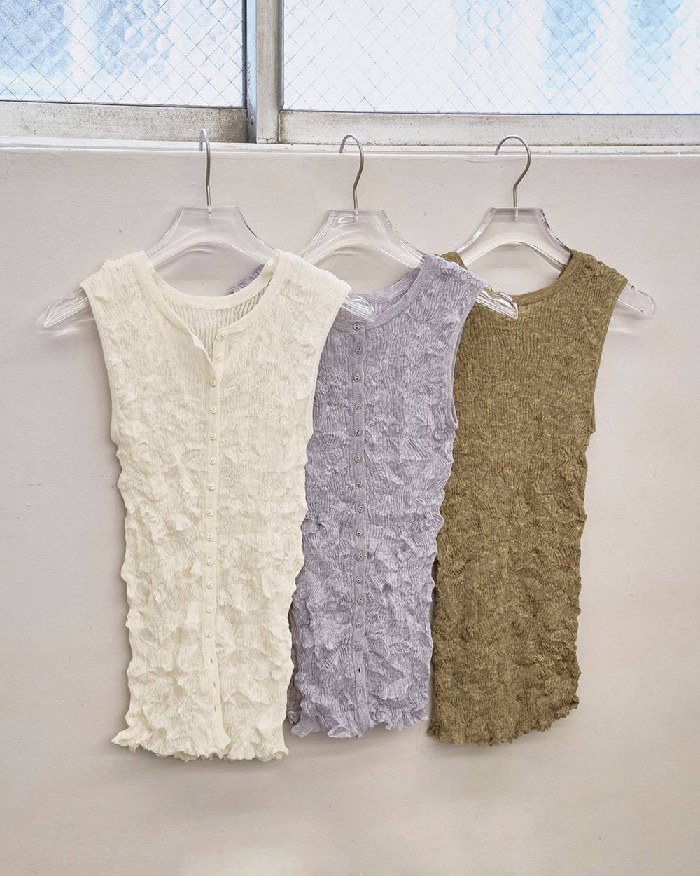 2way Sheer Knitvest 2way Sheer Knitvest,2way シアーニットベスト,12610523,2wayトップ,シアーニット,ニットベスト,シアーベスト,カットソー,トップス,todayful,トゥデイフル,lifes,吉田怜香,26ss