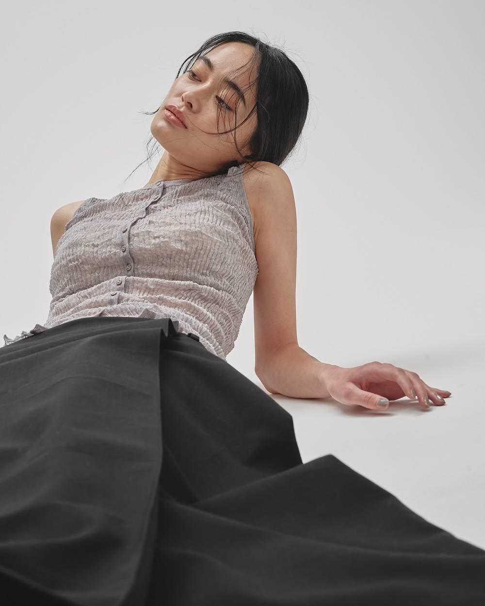 2way Sheer Knitvest 2way Sheer Knitvest,2way シアーニットベスト,12610523,2wayトップ,シアーニット,ニットベスト,シアーベスト,カットソー,トップス,todayful,トゥデイフル,lifes,吉田怜香,26ss