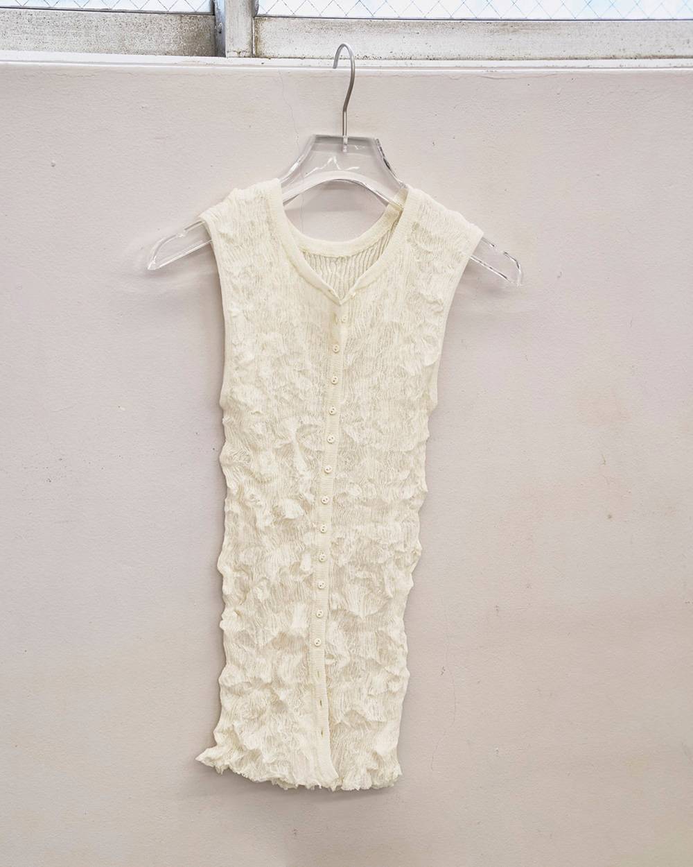 2way Sheer Knitvest 2way Sheer Knitvest,2way シアーニットベスト,12610523,2wayトップ,シアーニット,ニットベスト,シアーベスト,カットソー,トップス,todayful,トゥデイフル,lifes,吉田怜香,26ss