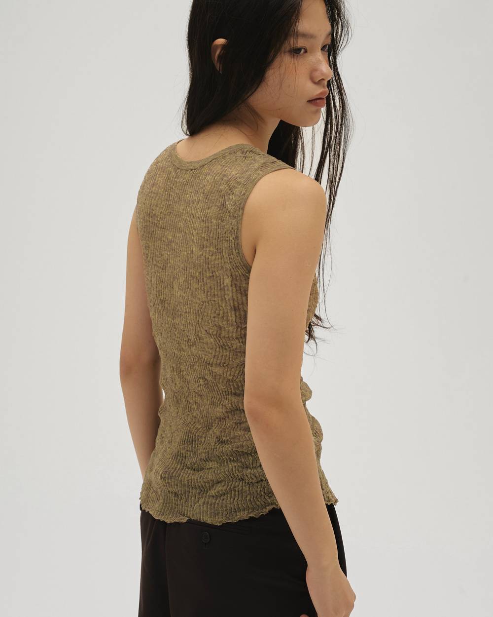 2way Sheer Knitvest 2way Sheer Knitvest,2way シアーニットベスト,12610523,2wayトップ,シアーニット,ニットベスト,シアーベスト,カットソー,トップス,todayful,トゥデイフル,lifes,吉田怜香,26ss