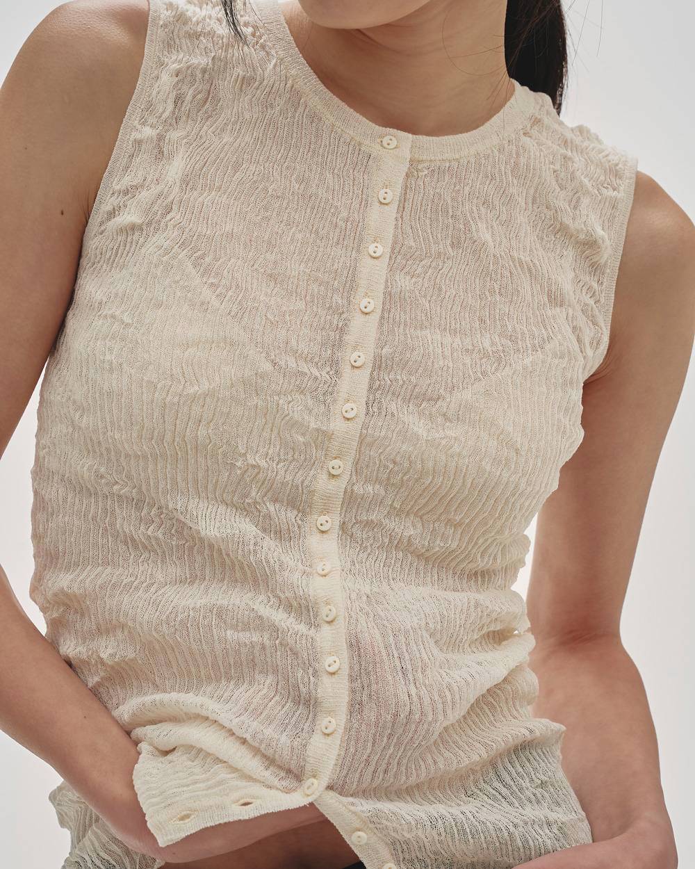 早い者勝ち！完売品　todayful 2way Sheer Knitvest TODAYFUL(トゥデイフル) / Life's online store（ライフズ） / 2way