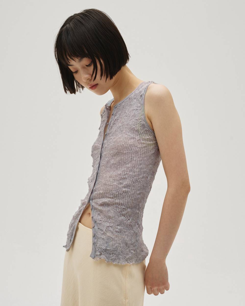 2way Sheer Knitvest 2way Sheer Knitvest,2way シアーニットベスト,12610523,2wayトップ,シアーニット,ニットベスト,シアーベスト,カットソー,トップス,todayful,トゥデイフル,lifes,吉田怜香,26ss