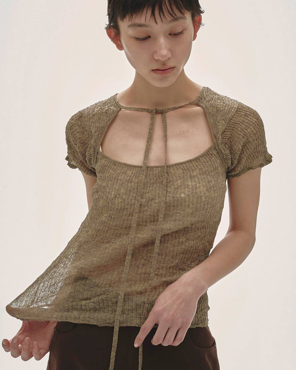 2way Sheer Knittops 2way Sheer Knittops,2wayシアーニットトップス,12610524,2way,シアー,ニット,シアートップ,シアー,トップス,todayful,トゥデイフル,lifes,吉田怜香,26ss