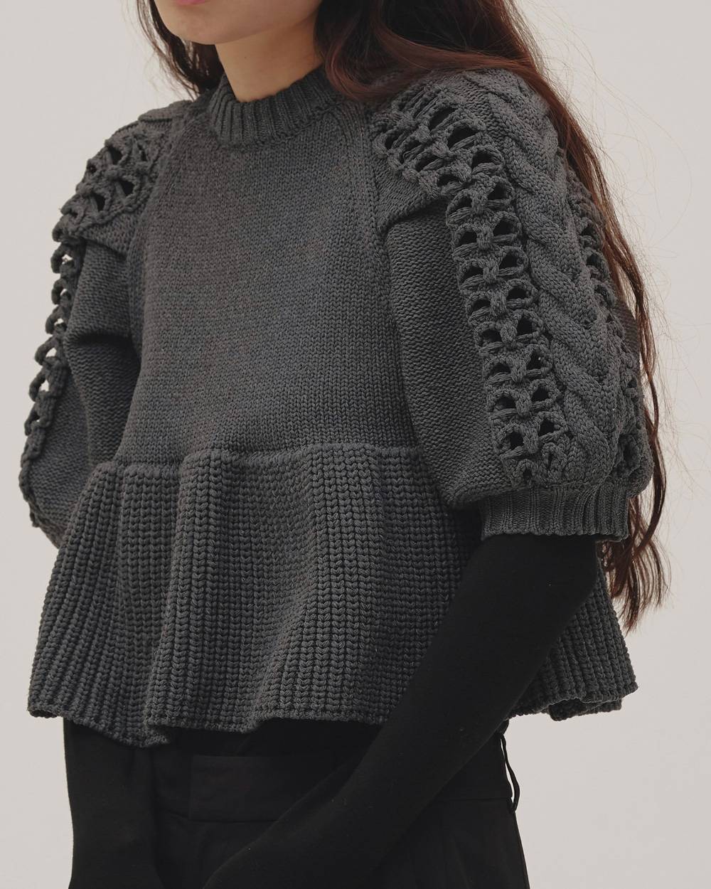 Puffsleeve Knit Tops Puffsleeve Knit Tops,パフスリーブニットトップス,12610528,パフスリーブニット,ニットトップス,ニット,パフスリーブトップス,todayful,トゥデイフル,lifes,吉田怜香,26ss