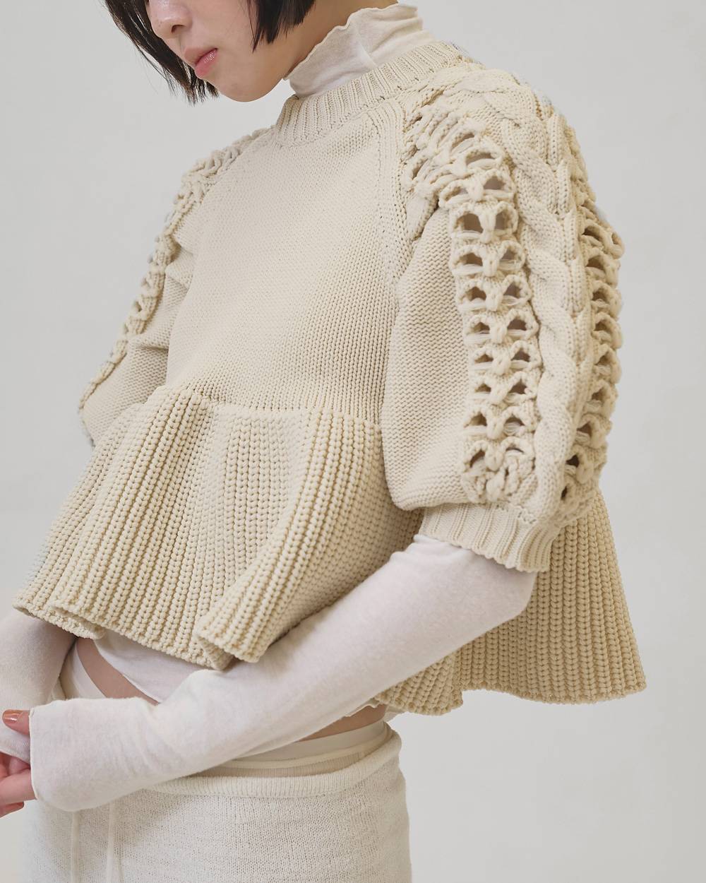 Puffsleeve Knit Tops Puffsleeve Knit Tops,パフスリーブニットトップス,12610528,パフスリーブニット,ニットトップス,ニット,パフスリーブトップス,todayful,トゥデイフル,lifes,吉田怜香,26ss