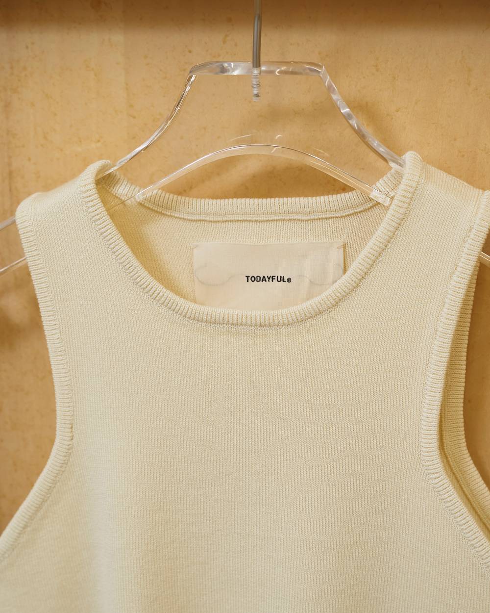 Crewneck Knit Tanktop Crewneck Knit Tanktop,クルーネックニットタンクトップ,12610530,クルーネックタンクトップ,ニットタンクトップ,タンクトップ,トップス,todayful,トゥデイフル,lifes,吉田怜香,26ss