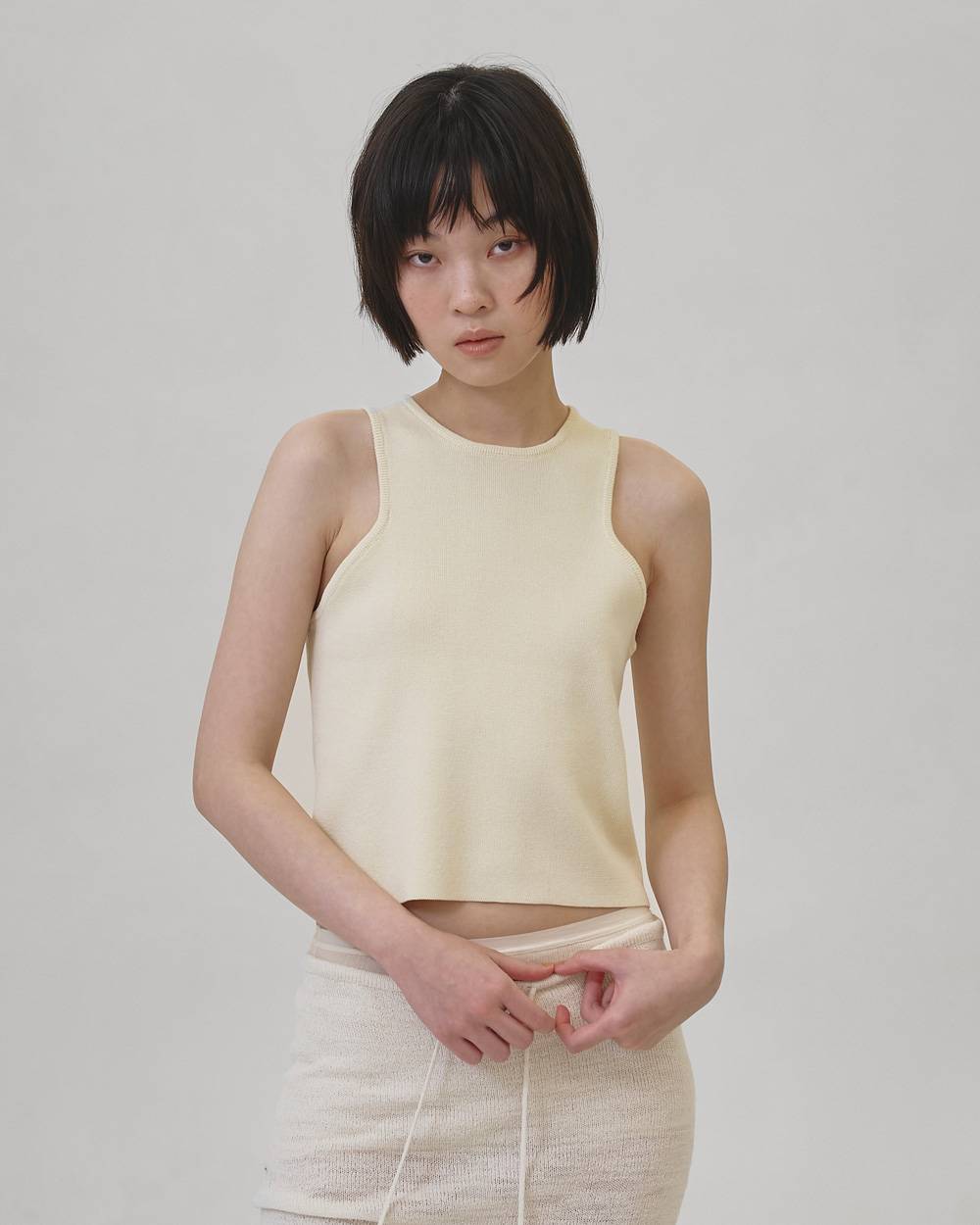 Crewneck Knit Tanktop Crewneck Knit Tanktop,クルーネックニットタンクトップ,12610530,クルーネックタンクトップ,ニットタンクトップ,タンクトップ,トップス,todayful,トゥデイフル,lifes,吉田怜香,26ss