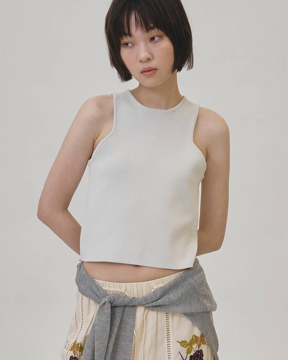Crewneck Knit Tanktop Crewneck Knit Tanktop,クルーネックニットタンクトップ,12610530,クルーネックタンクトップ,ニットタンクトップ,タンクトップ,トップス,todayful,トゥデイフル,lifes,吉田怜香,26ss