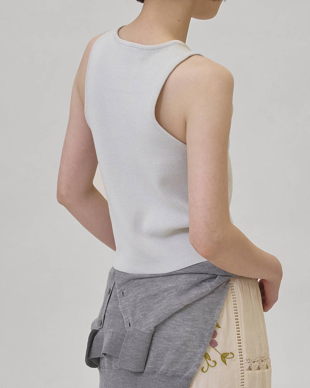 Crewneck Knit Tanktop Crewneck Knit Tanktop,クルーネックニットタンクトップ,12610530,クルーネックタンクトップ,ニットタンクトップ,タンクトップ,トップス,todayful,トゥデイフル,lifes,吉田怜香,26ss