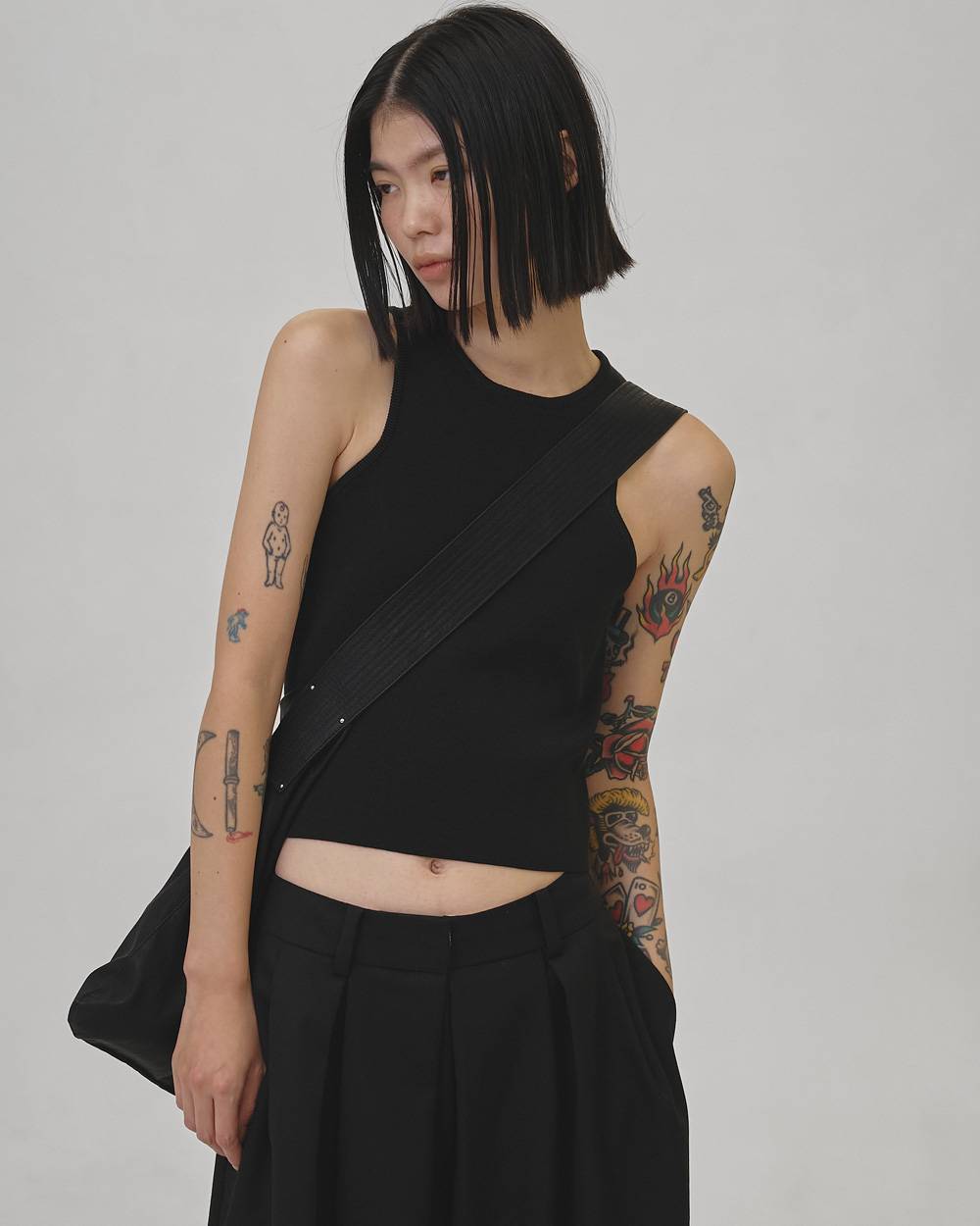 Crewneck Knit Tanktop Crewneck Knit Tanktop,クルーネックニットタンクトップ,12610530,クルーネックタンクトップ,ニットタンクトップ,タンクトップ,トップス,todayful,トゥデイフル,lifes,吉田怜香,26ss