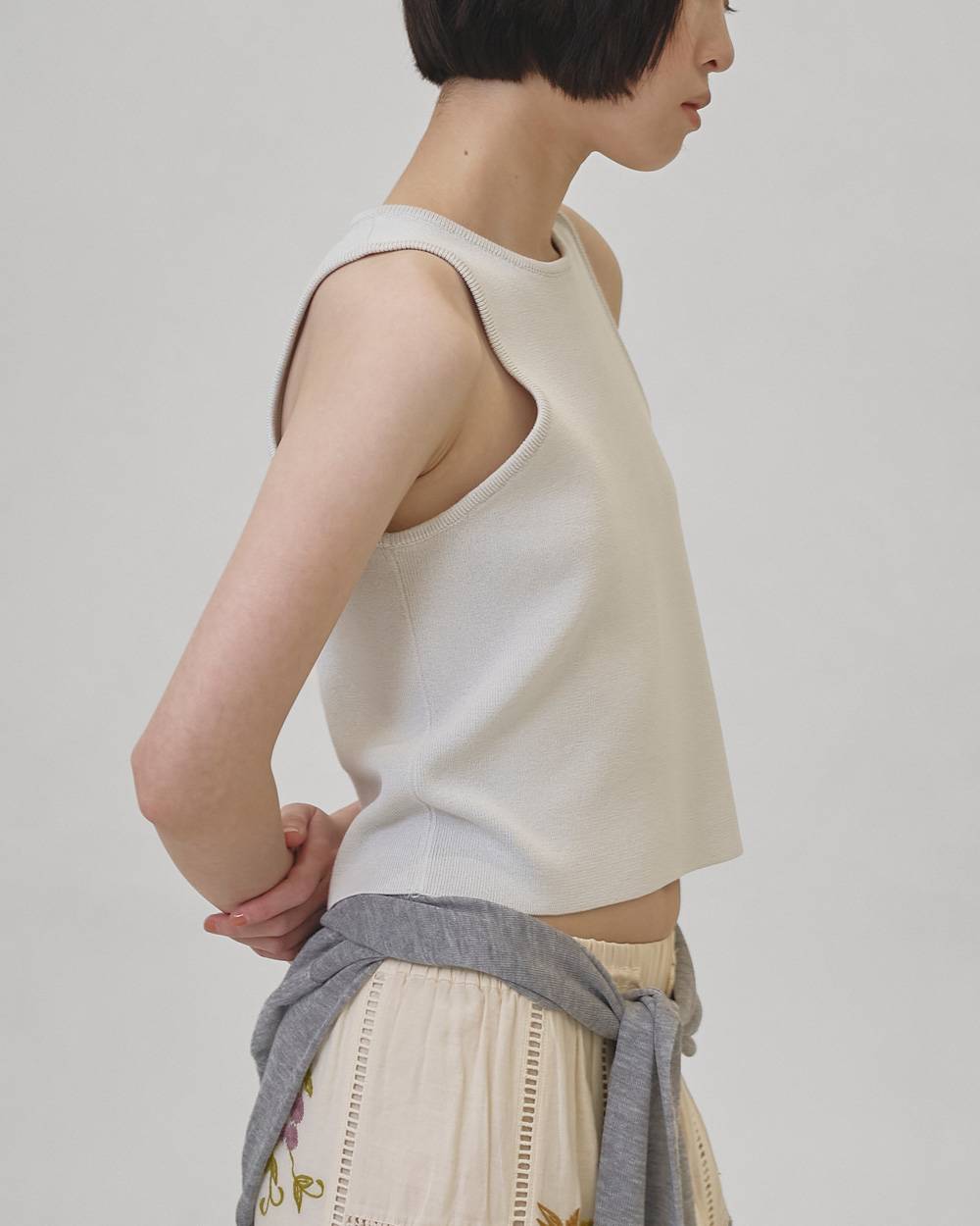 Crewneck Knit Tanktop Crewneck Knit Tanktop,クルーネックニットタンクトップ,12610530,クルーネックタンクトップ,ニットタンクトップ,タンクトップ,トップス,todayful,トゥデイフル,lifes,吉田怜香,26ss