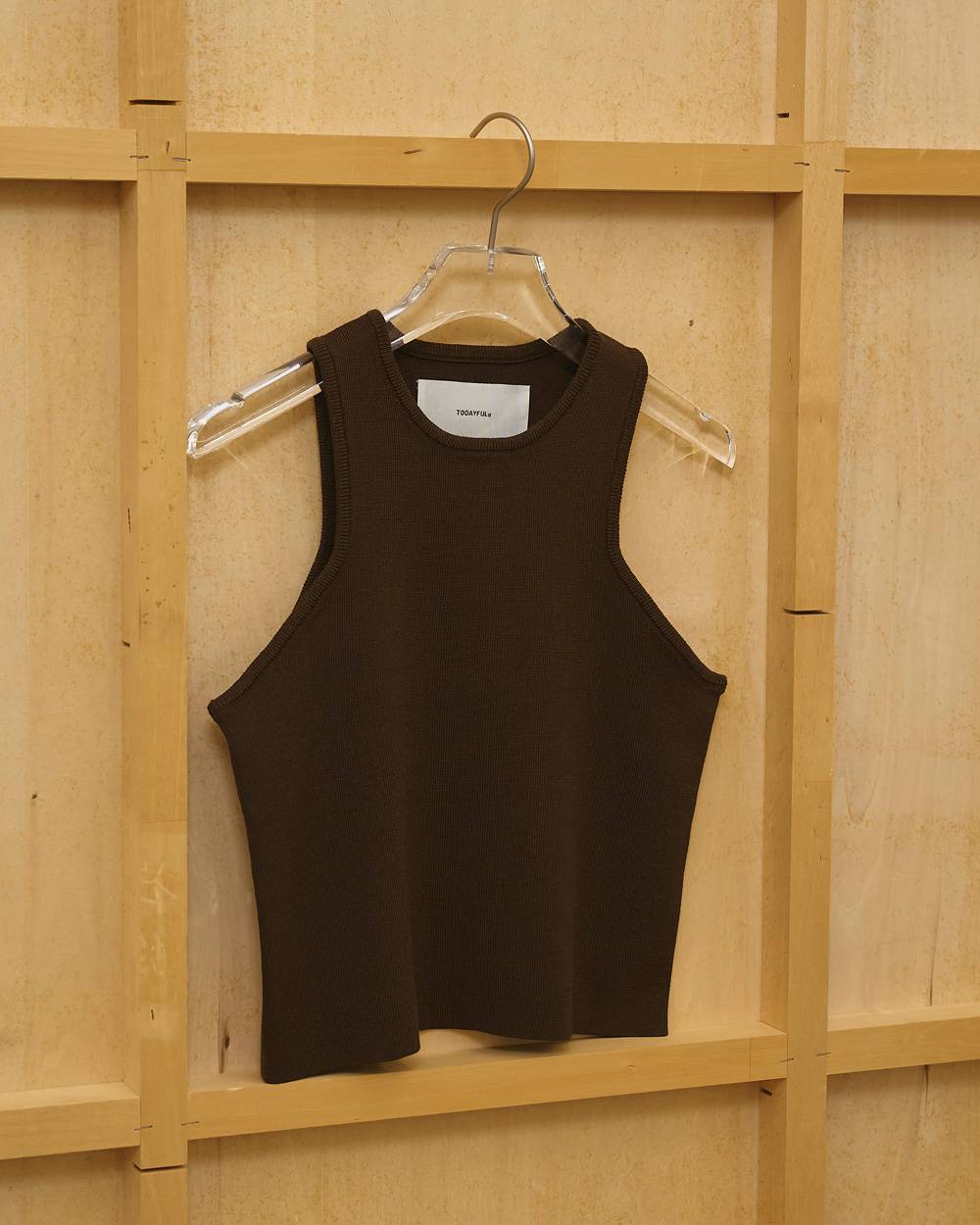 Crewneck Knit Tanktop Crewneck Knit Tanktop,クルーネックニットタンクトップ,12610530,クルーネックタンクトップ,ニットタンクトップ,タンクトップ,トップス,todayful,トゥデイフル,lifes,吉田怜香,26ss