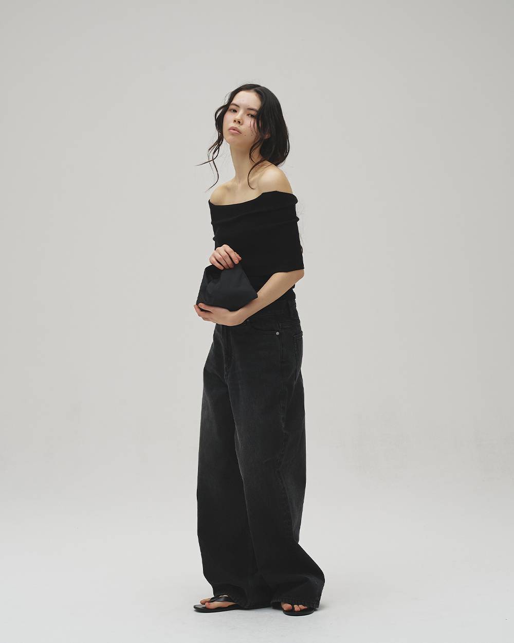 Seamless Offshoulder Knit Seamless Offshoulder Knit,シームレスオフショルダーニット,12610531,シームレス,オフショルダー,カットソー,トップ,todayful,トゥデイフル,lifes,吉田怜香,26aw