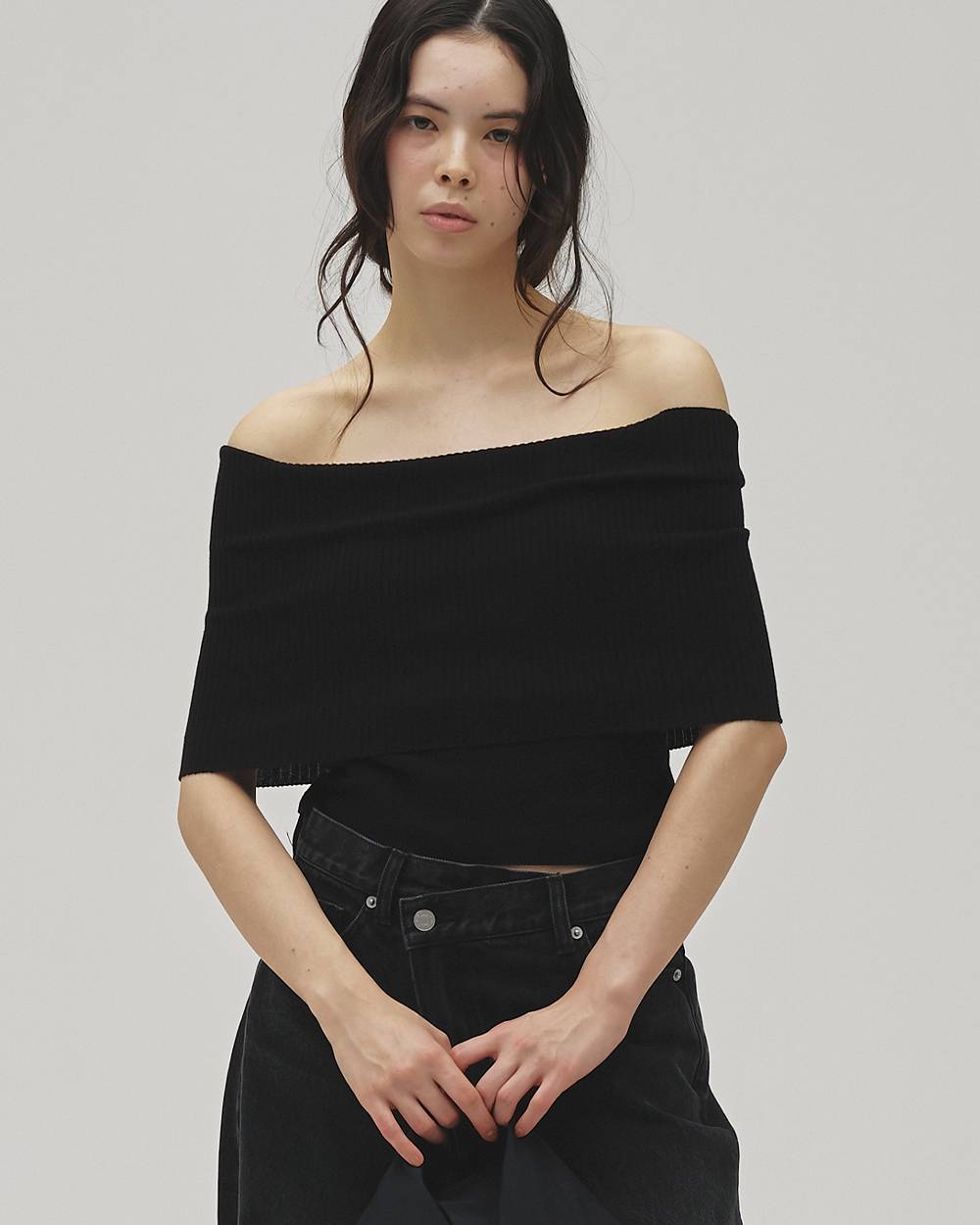 Seamless Offshoulder Knit Seamless Offshoulder Knit,シームレスオフショルダーニット,12610531,シームレス,オフショルダー,カットソー,トップ,todayful,トゥデイフル,lifes,吉田怜香,26aw